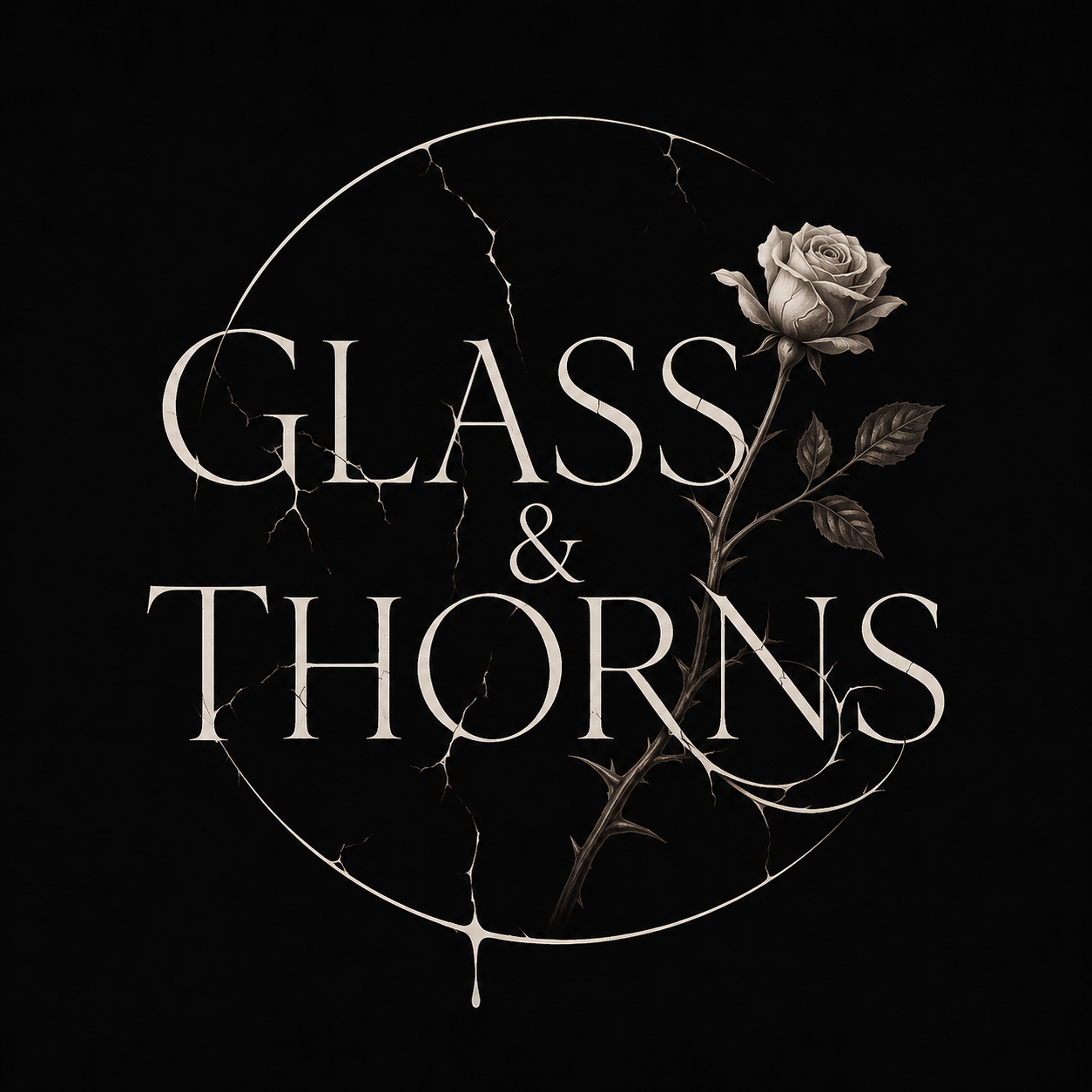 Glass & Thorns branding